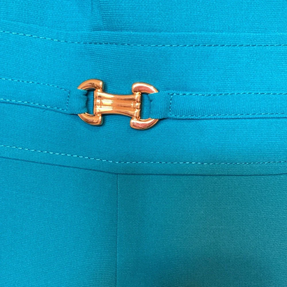 Tahari Arthur S Levine blue/teal dress ⬇️ Price Drop⬇️ - Picture 3 of 9